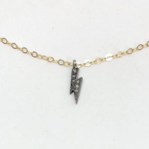Pave Diamond Ziggy necklace