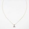 Dainty Pave Triangle Necklace